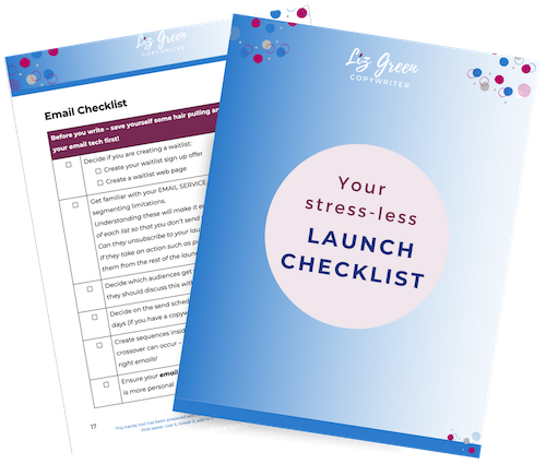 LAUNCH CHECKLIST